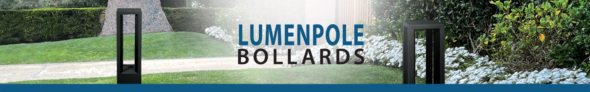 LumenPole Square Bollard 6" Open Frame - 31" Height, 500LM - 1300LM (8W - 18W)