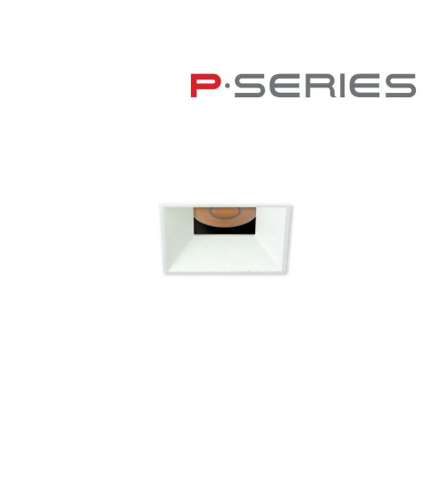 1.5" P-Series Micro Recessed LED, Square Aperture Trimless Downlight, 500LM-1000LM (6W-12W)