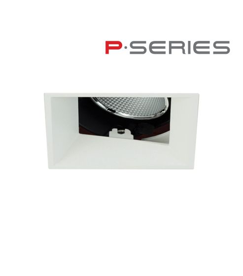 2.5" Recessed LED Square Flangeless 25° Adjustable Accent, 1000LM - 2400LM (15W-30W)