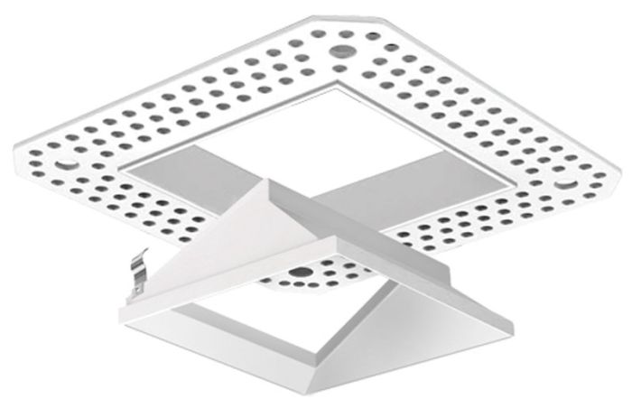 3" LED/MR16 Square Trimless Open Wall Wash