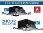 IC 2HR Fire-Rated LED Housing (Shallow)