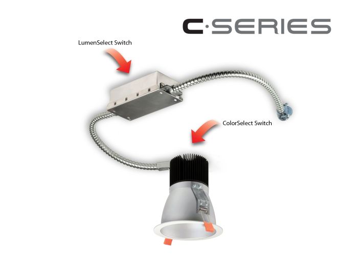 4" C • Series Lumen/ColorSelect Retrofit/Remodel 1600lm-2300lm (18W-28W)