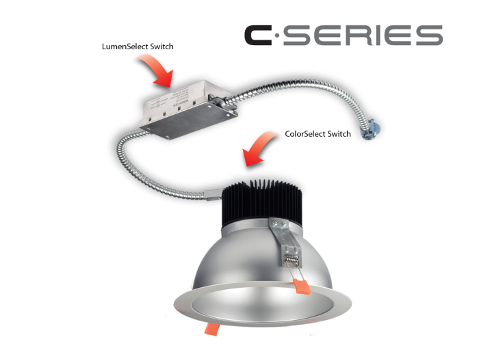 9" C • Series Lumen/ColorSelect Retrofit/Remodel 3400lm-4200lm (36W-50W)