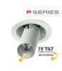 2.5" Recessed LED Adjustable Pull Down, Round Flanged, 550lm (7W)