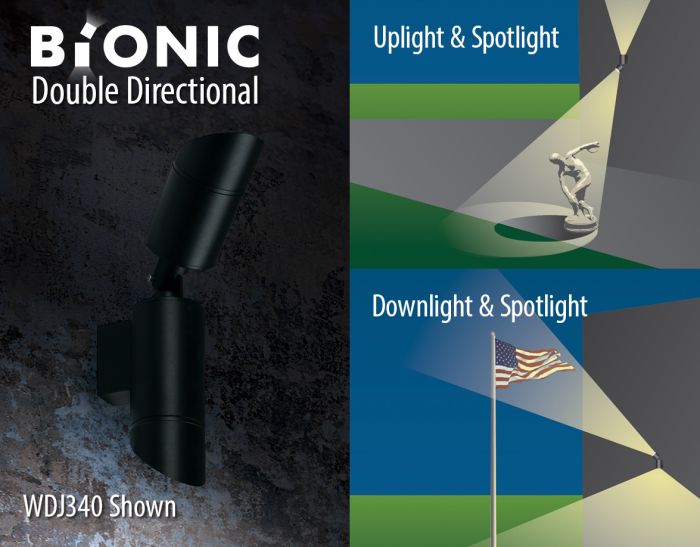 Bionic Bi-Directional 2 x 1000lm/1500lm-2600lm (20W-64W)