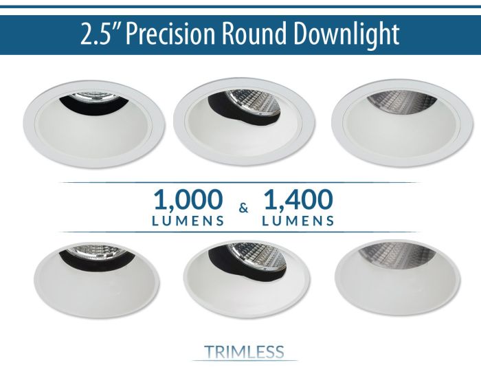 1000Lm/1400Lm Round Downlight