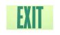 Self Glowing Exit Sign