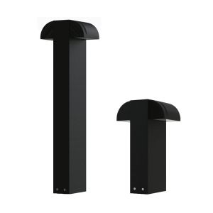 8" x 4" Double Scoop Bollard (IP65) - 2 x 850lm