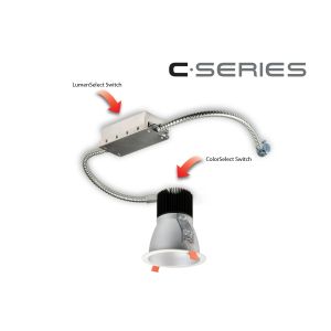 4" C • Series Lumen/ColorSelect Retrofit/Remodel 1600lm-2300lm (18W-28W)
