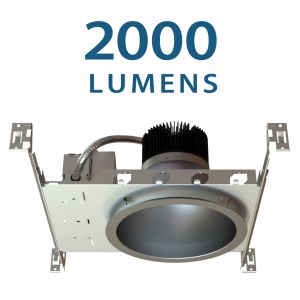8" C • Series LED Downlight New Construction 2000lm (17W)