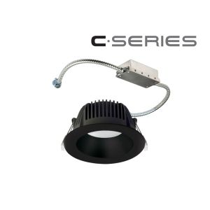 4" C • Series Super Low Glare, Shallow LED Retrofit/Remodel Amber (Turtle Safe) 250lm (12W)