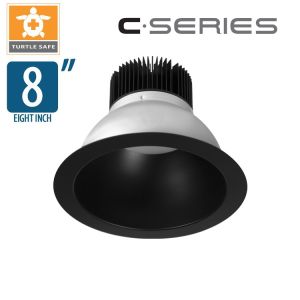 8" C • Series LED Retrofit - 1100lm - 2200lm (10W-30W) - Amber (Turtle Safe)