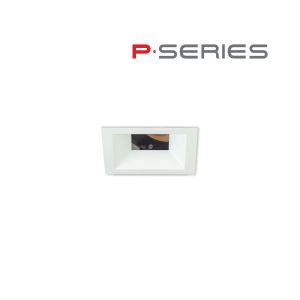 1.5" P-Series Micro Recessed LED, Square Aperture Flanged Adjustable, 500LM-1000LM (6W-12W)