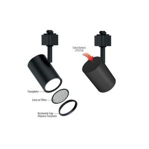 Cylo Swivel Cylinder LED Track Head 1400lm (18W) 