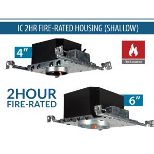 IC 2HR Fire-Rated LED Housing (Shallow)