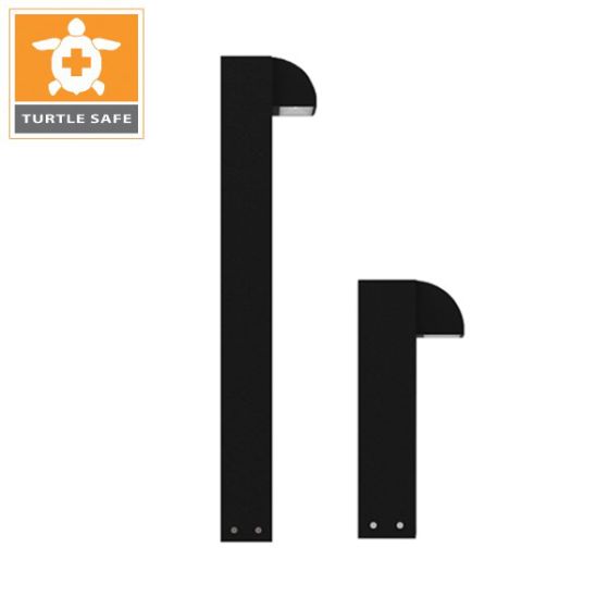 8" x 4" Scoop Bollard (IP65) - 590nm - Amber (Turtle Safe)