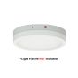 7" LumenPad Round Integral Emergency Battery BackUp (14W)