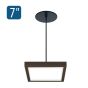 7" LumenPad Square LED Downlight Pendant Mount 1300LM (14W)