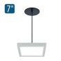 7" LumenPad Square LED Downlight Pendant Mount 1300LM (14W)