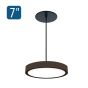 7" LumenPad Round LED Downlight Pendant Mount 1300LM (14W)