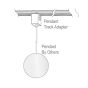 Pendant to Track Adapter