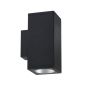 4" SQUARE 2-DIRECTION WALL MOUNT (IP65) - 2 x 1000lm/1500lm