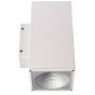 6" Square 2-Direction Wall Mount (IP65) - 2 x 1000lm-2600lm