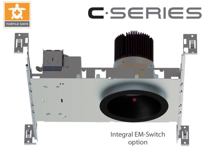 4" C • Series LED Downlight - 2000lm (28W) - Amber (Turtle Safe)