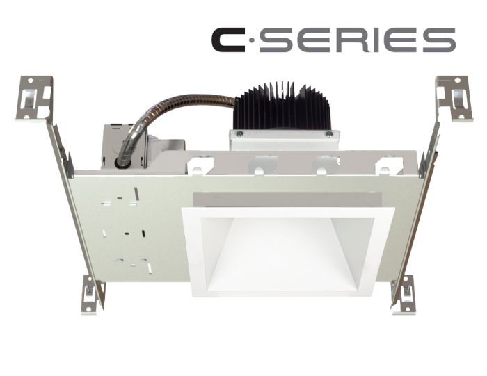 6" C • Series Square Lumen/ColorSelect New Construction 1300lm-3700lm (17W-50W)