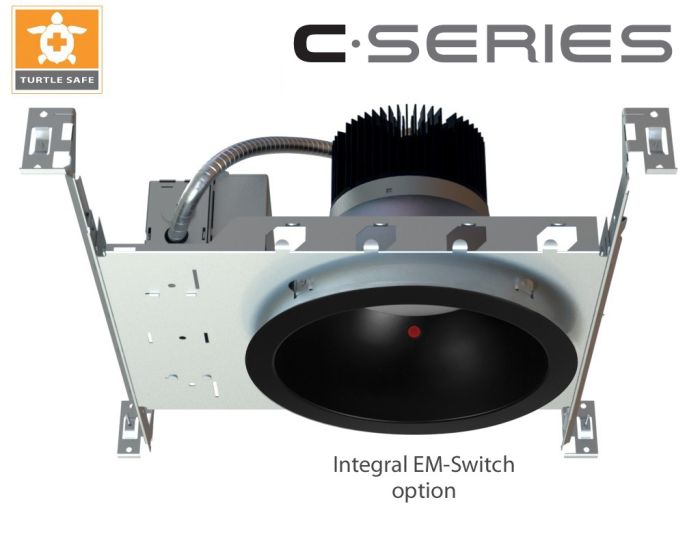 6" C • Series LED Downlight - 2200lm (28W) - Amber (Turtle Safe)