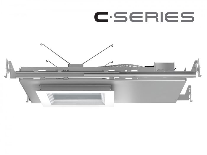 5" C • Series Super Shallow Square Non-Conductive 1100lm (15W)