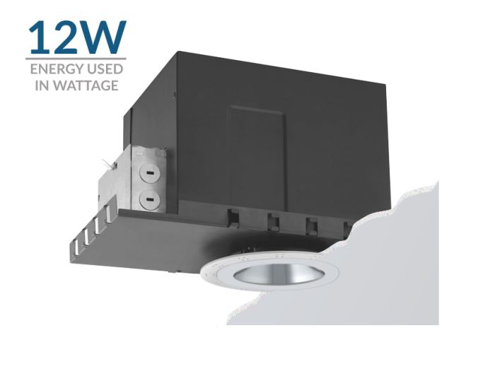3.5" 12W Phantom LED Flush Mount Housing