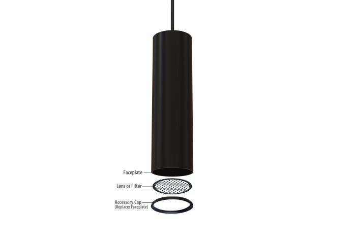 2" Cylo Cylinder LED Pendant Head 1400lm (20W)