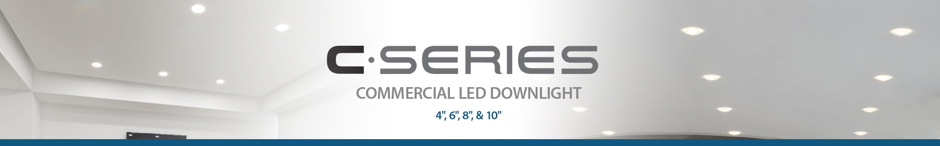 8" C • Series LED Downlight New Construction 5600lm (45W)