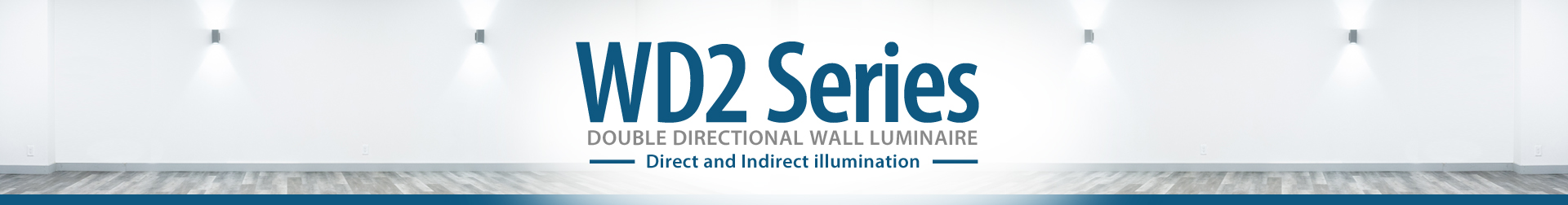 6" Square 2-Direction Wall Mount (IP65) - 2 x 1000lm-2600lm