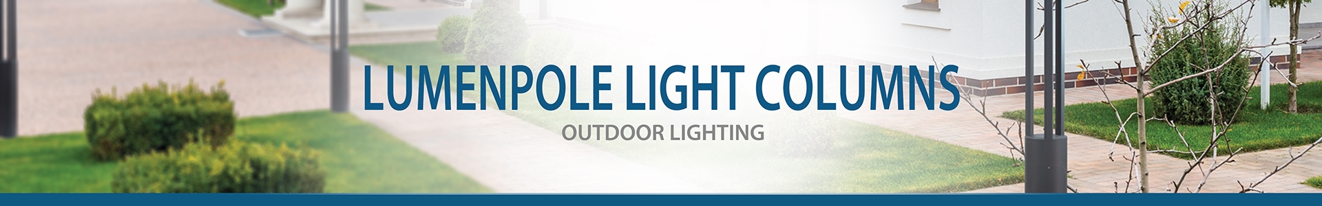 LumenPole Square Bollard & Column 6" Open Frame - 40", 59", 78", 98", and 118" Height, 1100LM - 3000LM (20W-50W)